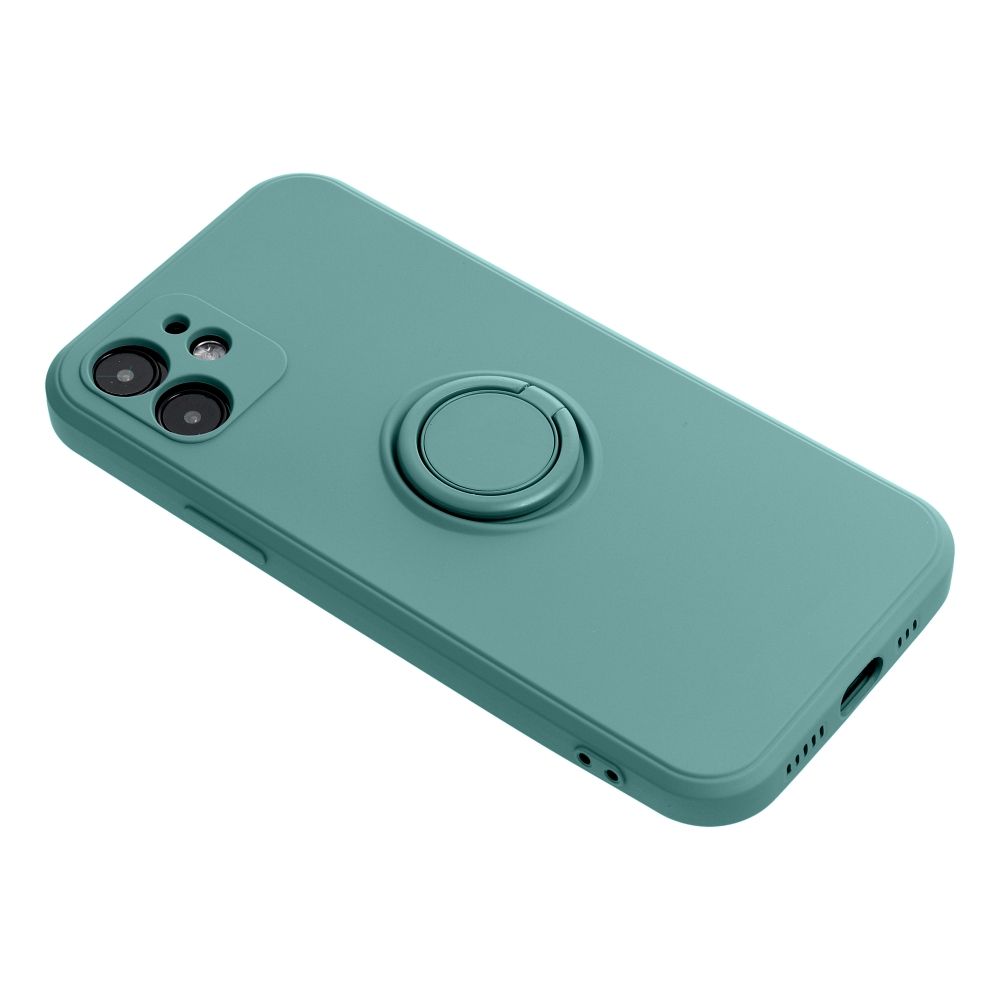 Husa Protectie cu Inel din Silicon pentru Samsung A34 - Verde - 1 | YEO